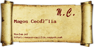Magos Cecília névjegykártya